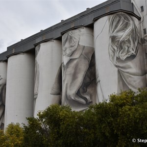 Coonalpyn Silo Art 