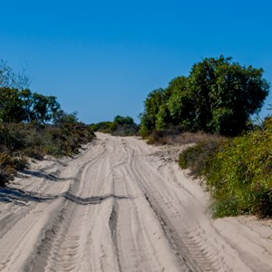 Long stretches of sand