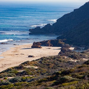 Headland to the north