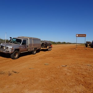 Sign for the Cobbled Road on the Ullawarra Rd