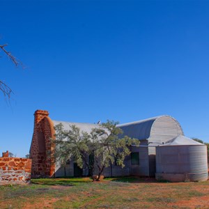 Woolshed Homestead featuring the unique curved roof