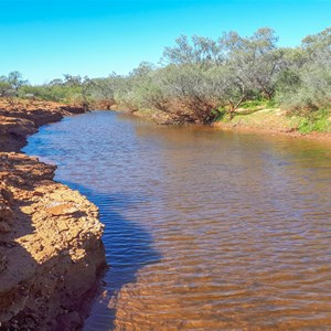 View upstream from causeway