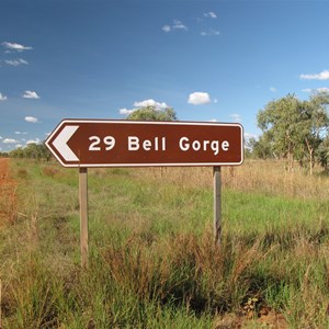 Sign at Turnoff