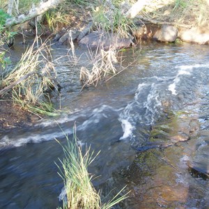 Swimming hole at the Mitchell FallsCampground