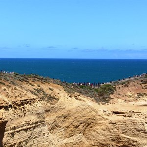 Tourists at the site