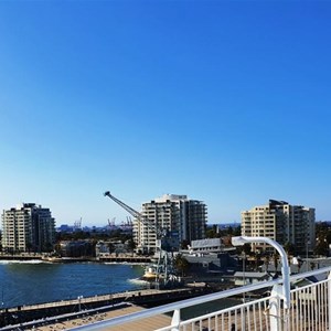 Residential blocks at Station Pier, Port Melbourne