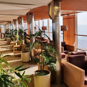 The top lounge deck on Spirit I