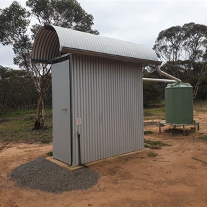 Toilet facility and small water tank