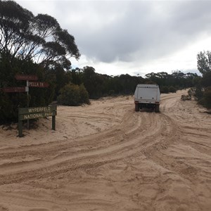 Pella Track and Chinamans Track Intersection Wyperfeld National Park 