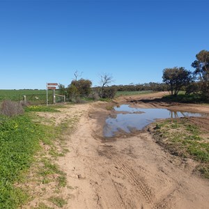 Milmed Track and Pella Track intersection