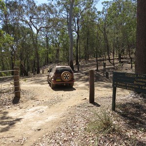 Camping area turn off