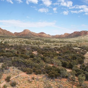 The view across Gosse Bluff