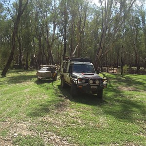 Camping by river