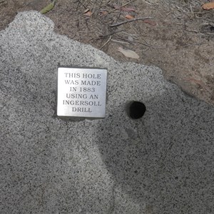 Ingersoll drill hole.