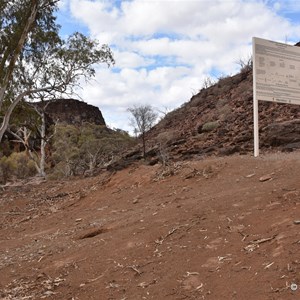 Chambers Gorge Aboriginal Engraving Site Sign 