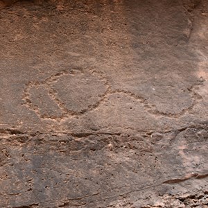 Start of Chambers Gorge Aboriginal Engravings