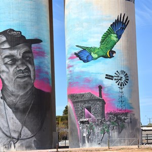 Cowell Silo Art