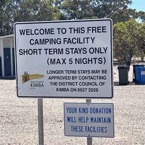 Kimba Recreation Reserve (Free Camp Site)