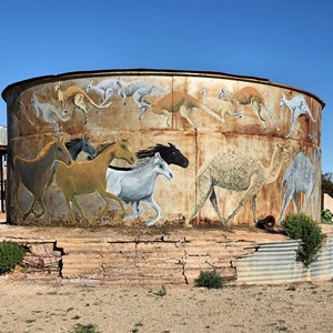 Marree Mosque & Art Water Tank