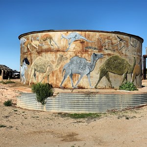 Marree Mosque & Art Water Tank