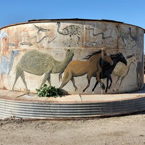 Marree Mosque & Art Water Tank