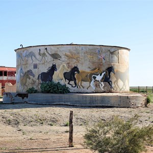 Marree Mosque & Art Water Tank