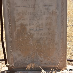 Grave of Friedrich Bartusch