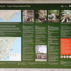 Information sign at Blanket Leaf Picnic Area