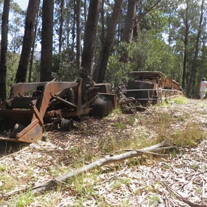 Red Robin mine machinery burnt in bush fire