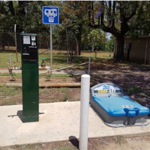 Dump Point & Potable water dispenser.