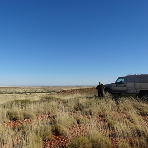 Nicker Creek in midground of photo.