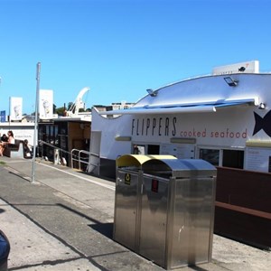 Sea food vendors at Constitution Dock