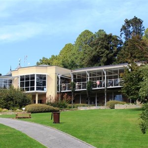 The visitor centre contains a cafe