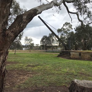 View to horseyards from visitor information centre