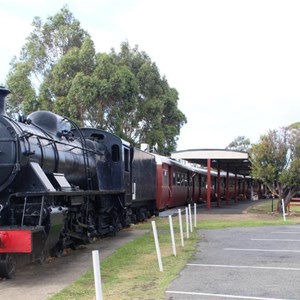 The engine and train