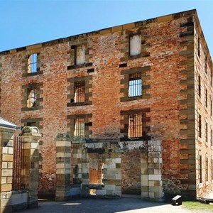 End wall of the penitentiary