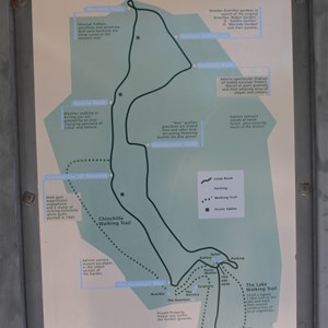 Map of the garden drive