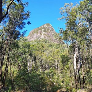 The view of Mount Tibrogargan from the first lookout