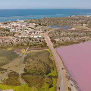 Port Gregory at top of photo