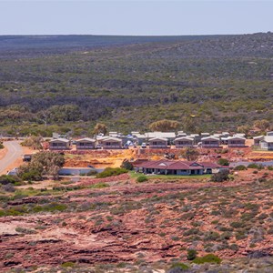 View from Red Bluff looking back at Caravan Park