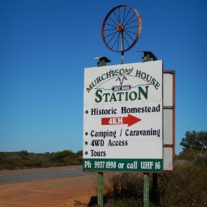 Signed access road