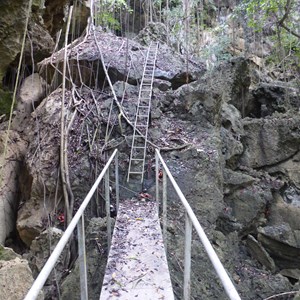 Approach to Daniel Roux Cave