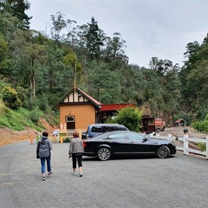 Parking area at station