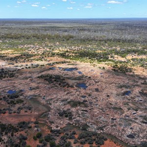 Granite where dam(s) lie.