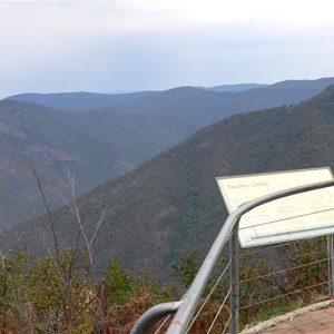 Raspberry Lookout, looking east towards Grafton