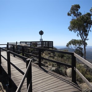 Walkway to trig point