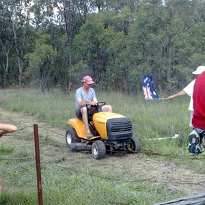 Watsons Creek Ride On Mower Race Australia Day 2010