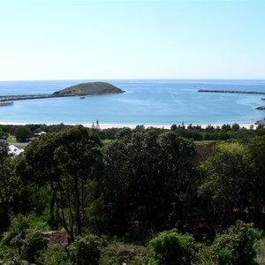 The harbour and Muttonbird Island