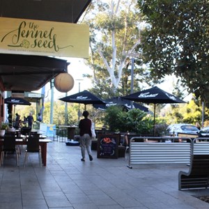 A coffee shop in a side street