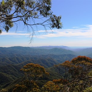 Mountain views in all directions